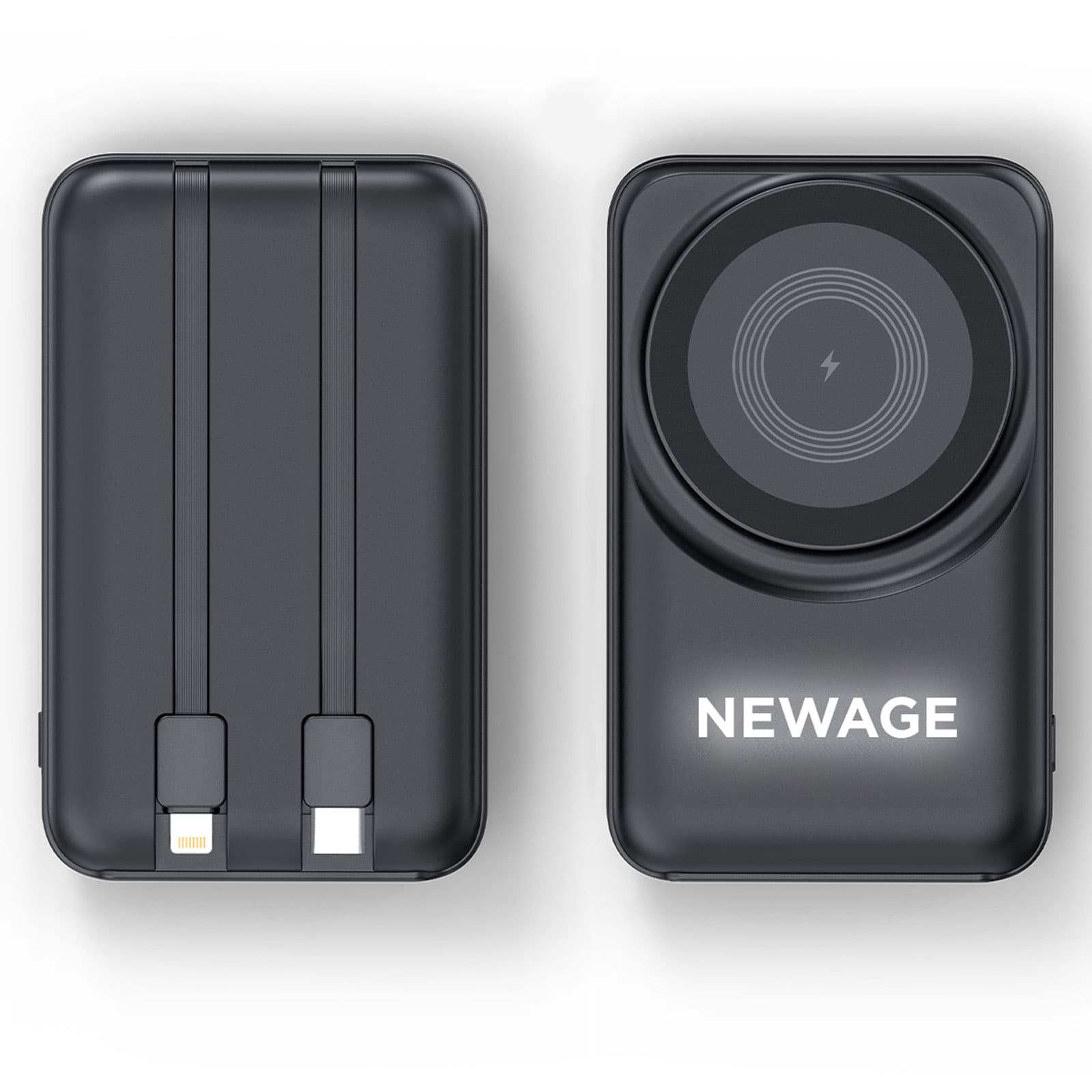 KÜÇÜKLER 10.000 MAH SİYAH MAGSAFE  ve  WIRELESS POWERBANK